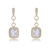 Picture of Low Price Gold Plated White Dangle Earrings from Trust-worthy Supplier