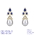 Picture of Best Cubic Zirconia Big Dangle Earrings