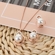 Show details for Trendy Rose Gold Plated Classic 2 Piece Jewelry Set with No-Risk Refund Show details for Trendy Rose Gold Plated Classic 2 Piece Jewelry Set with No-Risk Refund