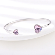 Show details for Platinum Plated Purple Fashion Bangle at Great Low Price Show details for Platinum Plated Purple Fashion Bangle at Great Low Price