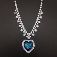 Show details for Trendy Blue Swarovski Element Short Chain Necklace Shopping Show details for Trendy Blue Swarovski Element Short Chain Necklace Shopping