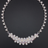 Show details for Platinum Plated Zinc Alloy Short Chain Necklace at Great Low Price Show details for Platinum Plated Zinc Alloy Short Chain Necklace at Great Low Price