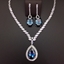 Show details for Big Blue 2 Piece Jewelry Set of Original Design