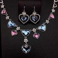 Show details for Recommended Platinum Plated Big 2 Piece Jewelry Set from Top Designer Show details for Recommended Platinum Plated Big 2 Piece Jewelry Set from Top Designer
