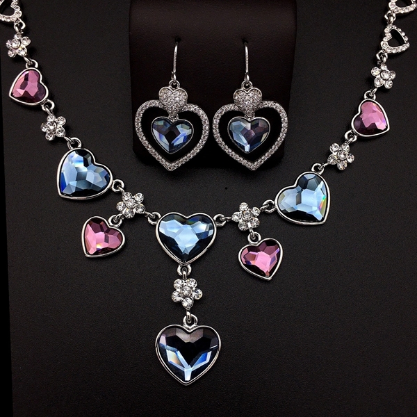 Picture of Recommended Platinum Plated Big 2 Piece Jewelry Set from Top Designer