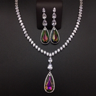 Show details for Bling Big Colorful 2 Piece Jewelry Set Show details for Bling Big Colorful 2 Piece Jewelry Set