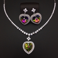 Show details for Sparkly Big Colorful 2 Piece Jewelry Set Show details for Sparkly Big Colorful 2 Piece Jewelry Set