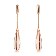 Picture of Classic Rose Gold Plated Dangle Earrings with Fast Delivery