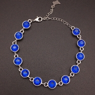 Show details for Zinc Alloy Blue Fashion Bracelet in Flattering Style Show details for Zinc Alloy Blue Fashion Bracelet in Flattering Style