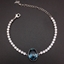 Show details for Designer Platinum Plated Small Fashion Bracelet with No-Risk Return