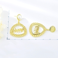 Picture of Wholesale Gold Plated Artificial Pearl Dangle Earrings with No-Risk Return