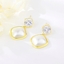 Show details for Fashion Cubic Zirconia White Dangle Earrings