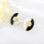 Picture of Sparkling Medium Enamel Stud Earrings