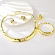 Picture of Cheap Gold Plated Big 4 Piece Jewelry Set From Reliable Factory