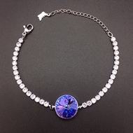 Show details for Irresistible Blue Platinum Plated Fashion Bracelet As a Gift Show details for Irresistible Blue Platinum Plated Fashion Bracelet As a Gift
