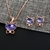 Picture of Fashionable Small Artificial Crystal 2 Piece Jewelry Set