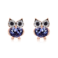 Picture of Shop Rose Gold Plated Small Stud Earrings with Wow Elements