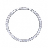 Picture of Luxury Platinum Plated Fashion Bracelet from Top Designer