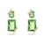 Picture of Luxury Green Dangle Earrings with Fast Delivery