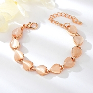 Show details for Designer Rose Gold Plated Small Fashion Bracelet with No-Risk Return Show details for Designer Rose Gold Plated Small Fashion Bracelet with No-Risk Return