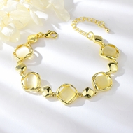 Show details for Distinctive Zinc Alloy White Fashion Bracelet Show details for Distinctive Zinc Alloy White Fashion Bracelet