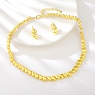 Show details for Zinc Alloy Gold Plated 2 Piece Jewelry Set with Unbeatable Quality