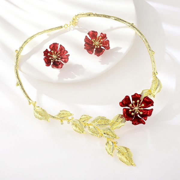 Picture of Famous Big Dubai 2 Piece Jewelry Set