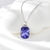 Picture of Good Swarovski Element Zinc Alloy Pendant Necklace