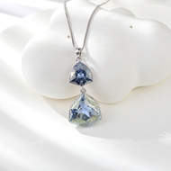 Show details for Fashionable Small Swarovski Element Pendant Necklace Show details for Fashionable Small Swarovski Element Pendant Necklace