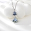 Show details for Fashionable Small Swarovski Element Pendant Necklace
