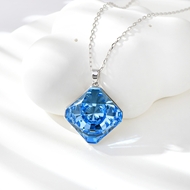 Show details for Filigree Small Blue Pendant Necklace Show details for Filigree Small Blue Pendant Necklace