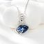 Show details for Pretty Swarovski Element Platinum Plated Pendant Necklace