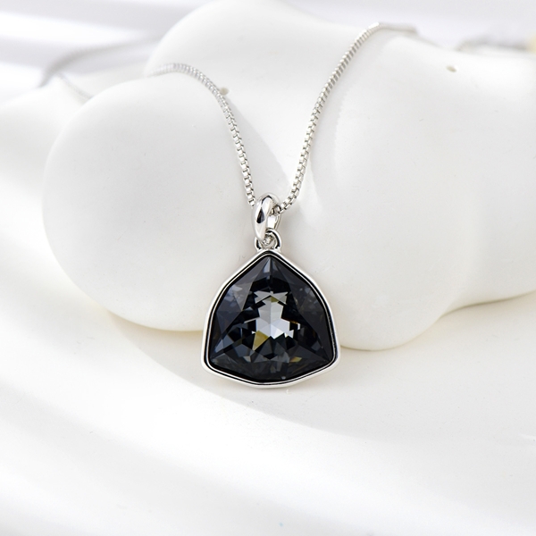 Picture of Popular Swarovski Element Black Pendant Necklace