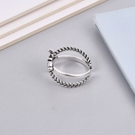 Picture of Zinc Alloy Classic Adjustable Ring with Low MOQ