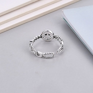 Picture of Impressive Platinum Plated Small Adjustable Ring with Low MOQ