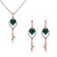 Show details for Eye-Catching Red Small 2 Piece Jewelry Set with Member Discount