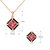 Picture of Bulk Rose Gold Plated Pink 2 Piece Jewelry Set Exclusive Online