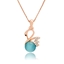 Show details for Filigree Small Zinc Alloy Pendant Necklace