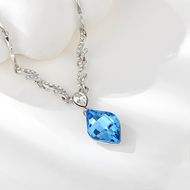Show details for Fashionable Medium Blue Short Chain Necklace Show details for Fashionable Medium Blue Short Chain Necklace