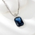 Picture of Stylish Small Blue Pendant Necklace