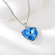 Show details for Platinum Plated Zinc Alloy Pendant Necklace with Easy Return Show details for Platinum Plated Zinc Alloy Pendant Necklace with Easy Return