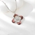 Picture of Zinc Alloy Platinum Plated Pendant Necklace with Full Guarantee