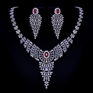 Show details for Low Cost Platinum Plated Cubic Zirconia 2 Piece Jewelry Set with Low Cost Show details for Low Cost Platinum Plated Cubic Zirconia 2 Piece Jewelry Set with Low Cost