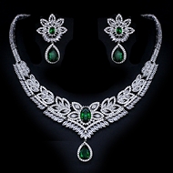 Show details for Hypoallergenic Platinum Plated Cubic Zirconia 2 Piece Jewelry Set with Easy Return Show details for Hypoallergenic Platinum Plated Cubic Zirconia 2 Piece Jewelry Set with Easy Return