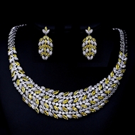 Show details for Luxury Platinum Plated 2 Piece Jewelry Set with Fast Delivery Show details for Luxury Platinum Plated 2 Piece Jewelry Set with Fast Delivery