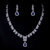 Picture of Inexpensive Platinum Plated Blue 2 Piece Jewelry Set from Reliable Manufacturer