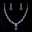 Show details for Inexpensive Platinum Plated Blue 2 Piece Jewelry Set from Reliable Manufacturer Show details for Inexpensive Platinum Plated Blue 2 Piece Jewelry Set from Reliable Manufacturer