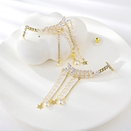 Show details for Stylish Big Gold Plated Dangle Earrings Show details for Stylish Big Gold Plated Dangle Earrings