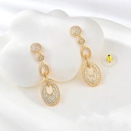 Show details for Copper or Brass Cubic Zirconia Dangle Earrings at Great Low Price Show details for Copper or Brass Cubic Zirconia Dangle Earrings at Great Low Price