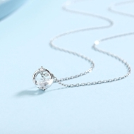 Picture of Affordable Platinum Plated 925 Sterling Silver Pendant Necklace from Trust-worthy Supplier